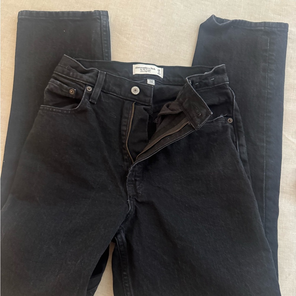 Abercrombie & Fitch Women's Black Boot Cut Jeans